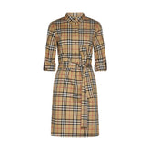 Archive beige ip check Dress